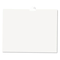 Kleer-Fax 80000 Series Legal Index Dividers, Side Tab, Printed "O", White, 25/Pack KLF80015