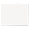 Kleer-Fax 80000 Series Legal Index Dividers, Side Tab, Printed "P", White, 25/Pack KLF80016