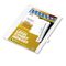 Kleer-Fax 80000 Series Legal Index Dividers, Side Tab, Printed "S", White, 25/Pack KLF80019