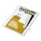 Kleer-Fax 80000 Series Legal Index Dividers, Side Tab, Printed "T", White, 25/Pack KLF80020