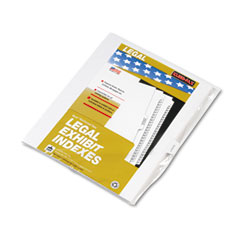 Kleer-Fax 90000 Series Legal Exhibit Index Dividers, 1/10 Cut Tab, "Exhibit F", 25/Pack KLF91856