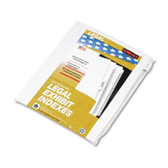 Kleer-Fax 90000 Series Legal Exhibit Index Dividers, 1/10 Cut Tab, "Exhibit K", 25/Pack KLF91861