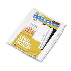 Kleer-Fax 90000 Series Legal Exhibit Index Dividers, 1/26 Cut Tab, Title "F", 25/Pack KLF91806