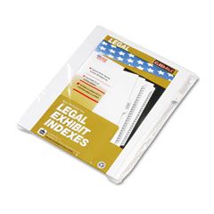 Kleer-Fax 90000 Series Legal Exhibit Index Dividers, Side Tab, Printed "6", 25/Pack KLF91006