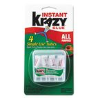 Krazy Glue Krazy Glue Single-Use Tubes w/Storage Case, 4/Pack EPIKG58248SN