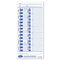 Lathem Time Universal Time Card, White, 100/Pack LTHE100