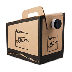 LBP Beverage On The Move Box, 96 oz, Kraft, 25 per Carton LBP7175