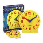 Learning Resources Classroom Clock Kit, Learning Clock, for Grades Pre-K-4 LRNLER2102
