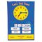 Learning Resources Teaching Time Pocket Chart with 67 Cards, 23 x 34 LRNLER2991