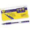 Legacy Grip Roller Ball Stick Gel Pen, Blue Ink, Medium LOP15524