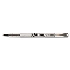 Legacy Roller Ball Stick Waterproof Pen, Black Ink, Fine, Dozen LOP15533