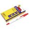 Legacy Standard Ballpoint Stick Pen, Red Ink, Fine, Dozen LOP15505