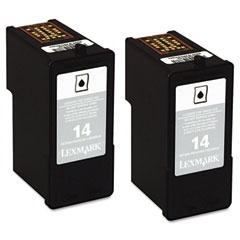 Lexmark 18C2228 Ink, 175 Page-Yield, 2/Pack, Black LEX18C2228