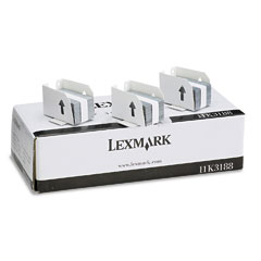 Lexmark Standard Staples for Lexmark T620, Three Cartridges, 15,000 Staples/Box LEX11K3188