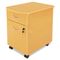 Linea Italia Massima Line Mobile Pedestal File, 1 Box/1 File Drawers, Honey LITMA806HON