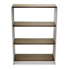 Linea Italia Trento Line Bookcase, 31-1/2w x 11-5/8d x 43-3/8h, Mocha LITTR735MOC