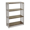 Linea Italia Trento Line Bookcase, 31-1/2w x 11-5/8d x 43-3/8h, Mocha LITTR735MOC