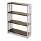 Linea Italia Trento Line Bookcase, 31-1/2w x 11-5/8d x 43-3/8h, Mocha LITTR735MOC