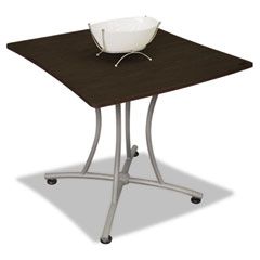 Linea Italia Trento Line Palermo Table, 33-1/8w x 31-1/2d x 29-1/2h, Mocha LITTR702MOC