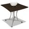 Linea Italia Trento Line Palermo Table, 33-1/8w x 31-1/2d x 29-1/2h, Mocha LITTR702MOC