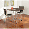 Linea Italia Trento Line Palermo Table, 33-1/8w x 31-1/2d x 29-1/2h, Mocha LITTR702MOC