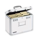 Locking Personal File Tote - Letter Size - White - White - Vaultz - VZ00170
