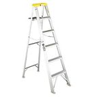Louisville #428 Eight-Foot Folding Aluminum Step Ladder, Yellow DADAS4008