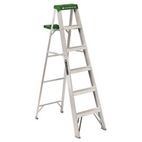 Louisville #428 Six-Foot Folding Aluminum Step Ladder, Green DADAS4006
