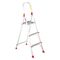 Louisville #566 Three Foot Folding Aluminum Euro Platform Ladder, Red DADL234603