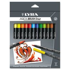 LYRA Dual Tip Marker, Assorted, 12 per Pack DIX6521120