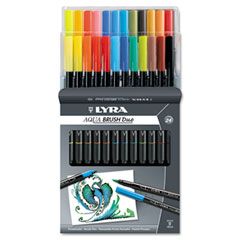 LYRA Dual Tip Marker, Assorted, 24 per Pack DIX6521240