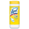 LYSOL Brand Lemon & Lime Blossom Disinfecting Wipes w/Micro-Lock Fibers, 7 x 8, 35/Canister RAC81145