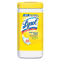 LYSOL Brand Lemon & Lime Blossom Sanitizing Wet Wipes, 7 x 8, 80/Canister RAC77182EA