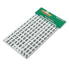 Magna Visual Magnetic Numbers and Symbols, Magnetic, Black, 3/4"h, 110/Set MAVPFN21