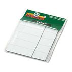 Magna Visual Magnetic Write-On/Wipe-Off Pre-Cut Strips, 2 x 7/8, White, 25/Pack MAVPMR721
