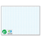 Magna Visual Planning Board, 1 x 2 Grid, Porcelain-on-Steel, 36 x 24, Blue/White MAVPBFG25