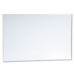 Magna Visual Planning Board, 1 x 2 Grid, Porcelain-on-Steel, 72 x 48, Blue/White MAVPBFG28