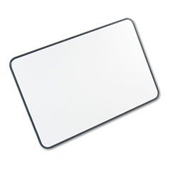 Magna Visual White-on-White Magnetic Planning Board, Steel, 36 x 24, White/Black MAVWOW2436