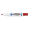 Marks-A-Lot Desk Style Dry Erase Marker, Chisel Tip, Red, Dozen AVE24407