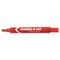 Marks-A-Lot Permanent Marker, Large Chisel Tip, Red, Dozen AVE08887