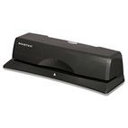 Master 10-Sheet EP12 Electric/Battery Three-Hole Punch, 9/32 Diameter Hole, Charcoal MATEP312