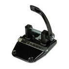 Master 40-Sheet Heavy-Duty Two-Hole Adjustable Punch, 9/32 Diameter Hole, Black MAT3275B
