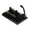 Master 40-Sheet Lever Action Two- to Seven-Hole Punch, 9/32 Diameter Holes, Black MAT1325B