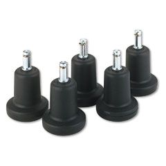 Master Caster Bell Glides, 100 lbs./Glide, Black, 5/Set MAS70176