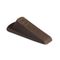 Master Caster Big Foot Doorstop, No-Slip Rubber Wedge, 2-1/4w x 4-3/4d x 1-1/4h, Brown, 2/Pack MAS00971