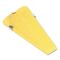 Master Caster Giant Foot Magnetic Doorstop, No-Slip Rubber Wedge, 3-1/2w x 6-1/4d x 2h, Yellow MAS00967