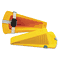 Master Caster Giant Foot Magnetic Doorstop, No-Slip Rubber Wedge, 3-1/2w x 6-1/4d x 2h, Yellow MAS00967