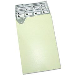 Master Expandi-Matic Posting/Ledger Tray Metal Tab Index, Pressboard, 6 x 9, 25/Pack MAT14254