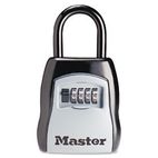 Master Lock Locking Combination 5-Key Steel Box, 3 1/2w x 1 5/8d x 4h, Black/Silver MLK5400D