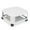 Master Mobile Printer Stand, 2-Shelf, 17-4/5w x 17-4/5d x 8-1/2h, Platinum